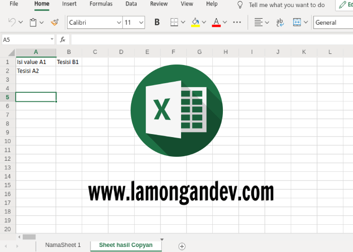 Membuat & Mengedit File Excel Menggunakan PHPExcel